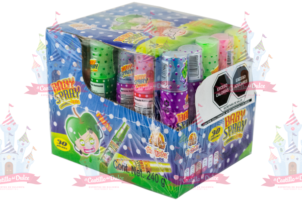 BABY SPRAY 30/30 TINAJITA - EL CASTILLO DEL DULCE