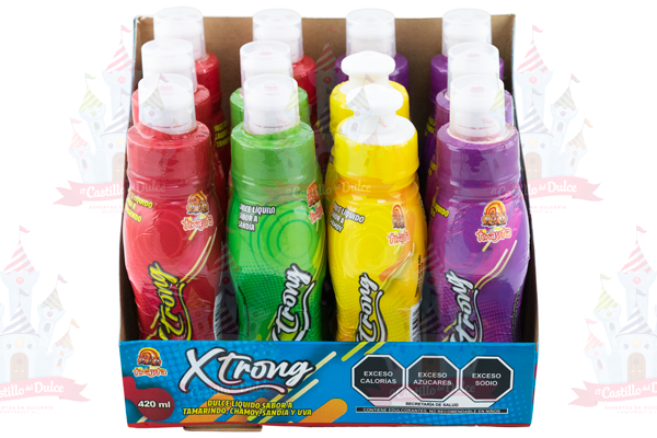 XTRONG DULCE LIQUIDO 16/12 PZA TINAJITA - EL CASTILLO DEL DULCE