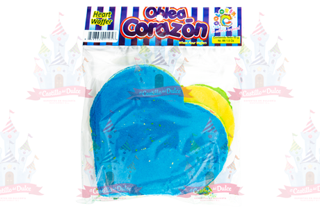 OSTIA CORAZON 72/50 GRS. COLORIN - EL CASTILLO DEL DULCE