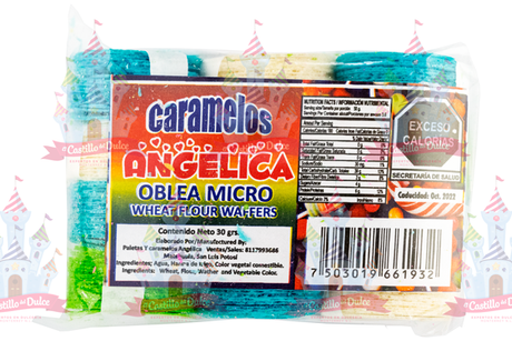 OBLEA MICRO 80/12 PZA ANGELICA - EL CASTILLO DEL DULCE