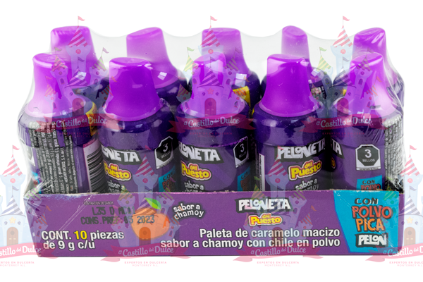 PELONETA DEL PUESTO CHAMOY 24/10 PZA - EL CASTILLO DEL DULCE