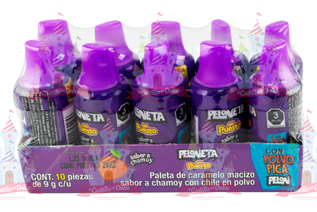 PELONETA DEL PUESTO CHAMOY 24/10 PZA - EL CASTILLO DEL DULCE