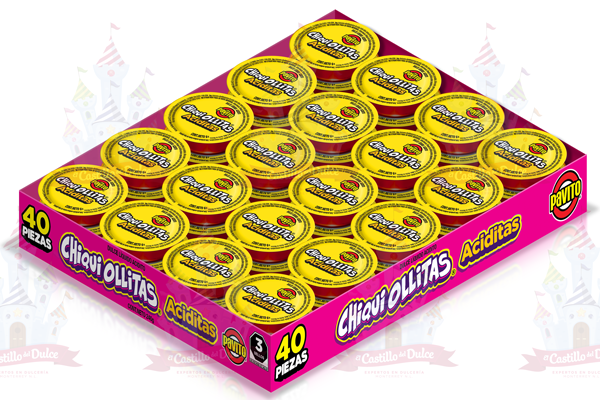 CHIQUIOLLITAS 54/40 PZA PAVITO - EL CASTILLO DEL DULCE