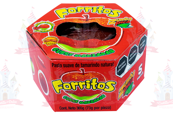 PASTA P/MANZANA FORRITOS 24/5 ZUMBA PICA - EL CASTILLO DEL DULCE
