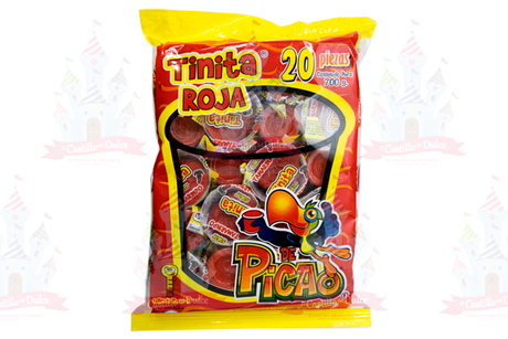 TINITA ROJA 24/20 PZA PICAO - EL CASTILLO DEL DULCE