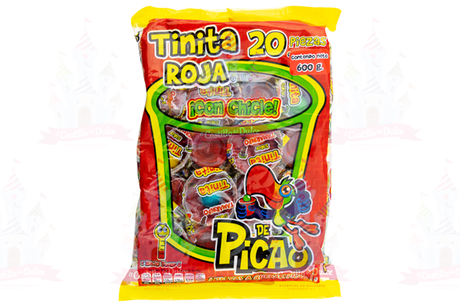 TINITA ROJA C/CHICLE 24/20 PZA PICAO - EL CASTILLO DEL DULCE
