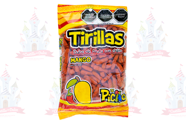 TIRILLAS MANGO 28/350 GRS PICAO - EL CASTILLO DEL DULCE