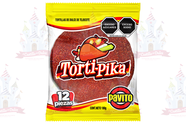 TORTI-PIKA DE TAMARINDO 36/12 PZA PAVITO - EL CASTILLO DEL DULCE