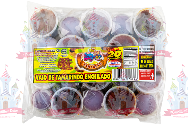 VASO TAMARINDO ENCHILADO 25/20 LETZ - EL CASTILLO DEL DULCE