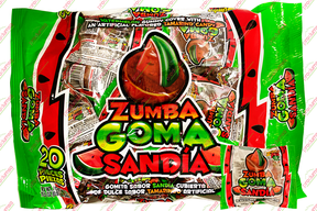 ZUMBA GOMA SANDIA 20/20 PZA ZUMBAPICA - EL CASTILLO DEL DULCE