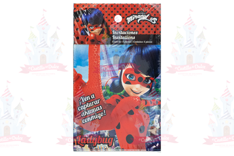 INVITACION LADY BUG 24/6 PZA GRANMARK - EL CASTILLO DEL DULCE