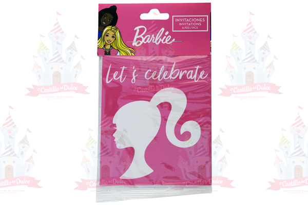 INVITACION BARBIE 24/6 GRANMARK - EL CASTILLO DEL DULCE