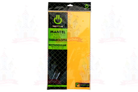 MANTEL RECT. AMARILLO 12/1 PZA FAB. SELECTAS - EL CASTILLO DEL DULCE