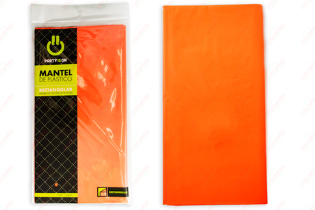 MANTEL RECT. NARANJA 12/1 PZA FAB. SELECTAS - EL CASTILLO DEL DULCE