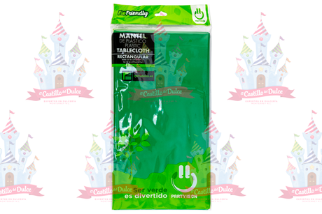 MANTEL RECT. VERDE BANDERA 12/1 PZA FAB. SELECTAS - EL CASTILLO DEL DULCE