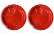 PLATO #7 ROJO 10/20 AMSCAN - EL CASTILLO DEL DULCE