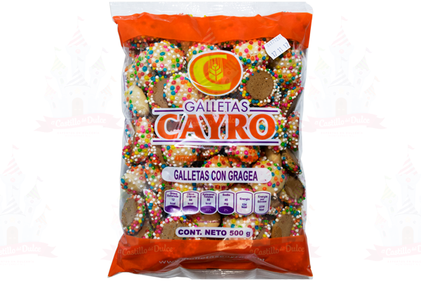 GALLETA GRAGEA 16/500 GRS CAYRO - EL CASTILLO DEL DULCE