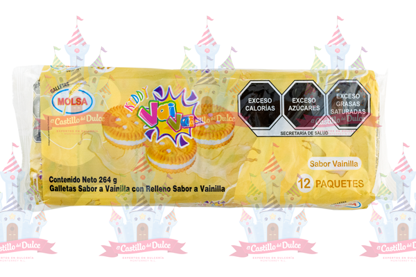 GALLETA VAI VAI VAINILLA 24/12 PZA TINAJTIA - EL CASTILLO DEL DULCE