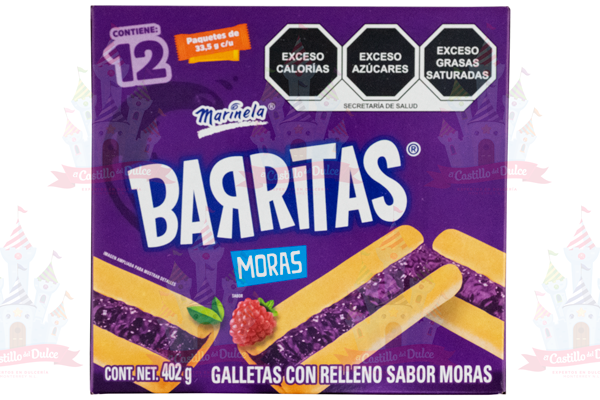 BARRITAS MORA 12/12 MARINELA - EL CASTILLO DEL DULCE