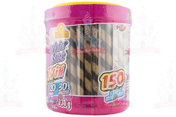 WAFER STICK CHOCO-FRESA 6/150 + 30 GRATIS DELICIAS