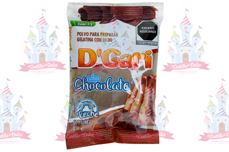 GELATINA CHOCOLATE 50/120 GRS GARI - EL CASTILLO DEL DULCE