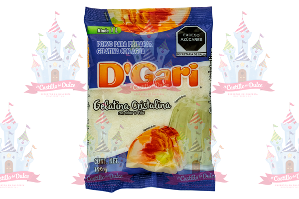 GELATINA CRISTALINA 50/120 GRS GARI - EL CASTILLO DEL DULCE
