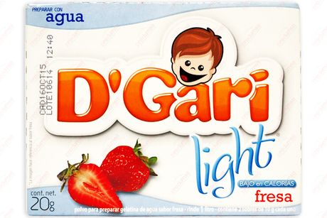 GELATINA LIGHT FRESA 24/20 GR GARI - EL CASTILLO DEL DULCE