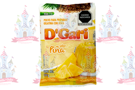 GELATINA PINA 50/120 GRS GARI - EL CASTILLO DEL DULCE