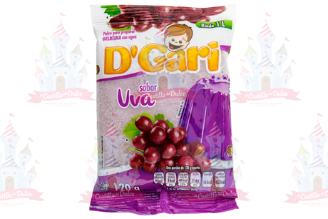 GELATINA UVA 50/120 GRS GARI - EL CASTILLO DEL DULCE