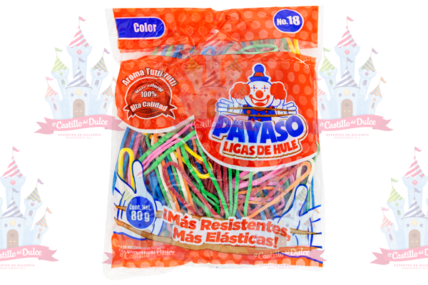 LIGA PAYASO #18 COLOR 130/80 GRS - EL CASTILLO DEL DULCE