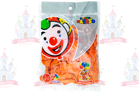 GLOBO MET #9 NARANJA 100/50 PZS - EL CASTILLO DEL DULCE