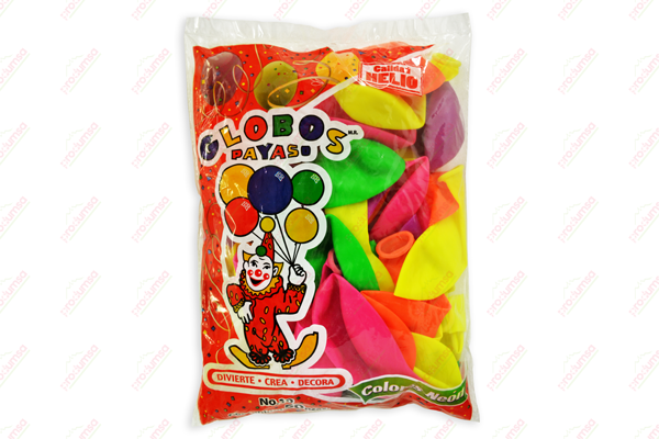 GLOBO NEON #10 90/50 PZS - EL CASTILLO DEL DULCE