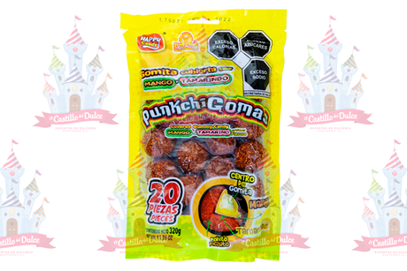 PUNKCHIGOMAS 40/20 PZA DELICIAS - EL CASTILLO DEL DULCE