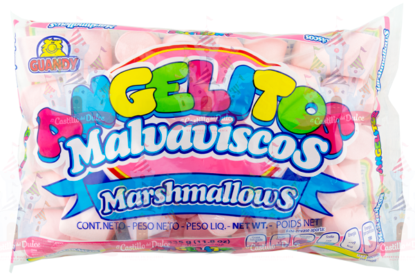 BOMBON ANGELITOS 20/300 GR ROSA GRANDE - EL CASTILLO DEL DULCE