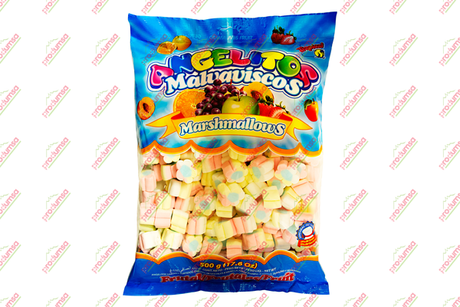 BOMBON ANGELITOS FLOR COLOR 12/500 GRS TINAJITA - EL CASTILLO DEL DULCE