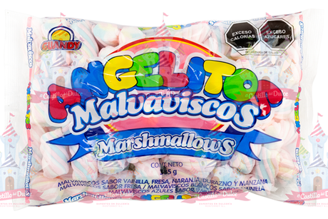 BOMBON CHURRO COLORES 20/335 GRS - EL CASTILLO DEL DULCE