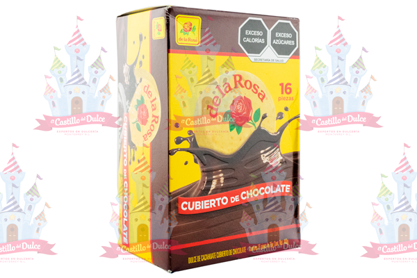 MAZAPAN CHOCOLATE 24/16 LA ROSA - EL CASTILLO DEL DULCE