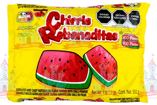 CHIRRIS REBANADA 24/100 CANDY POP - EL CASTILLO DEL DULCE