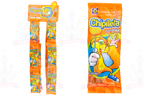 PALETA CHIPILETA NARANJA 36/20 ANAHUAC - EL CASTILLO DEL DULCE
