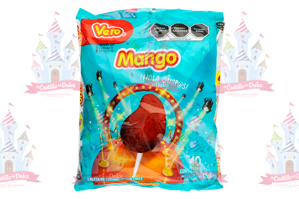 PALETA MANGO C/CHILE 24/40 VERO - EL CASTILLO DEL DULCE