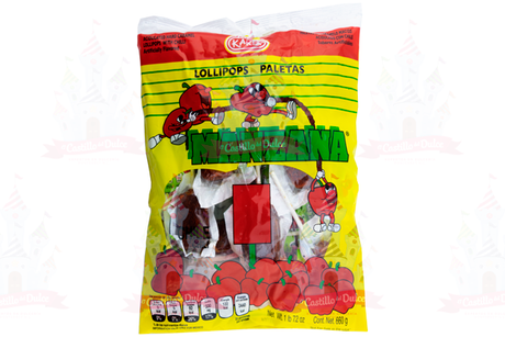 PALETA MANZANA C/CHILE 25/20 KARLA - EL CASTILLO DEL DULCE