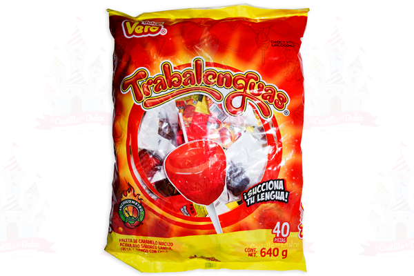 PALETA TRABALENGUAS 24/40 VERO - EL CASTILLO DEL DULCE