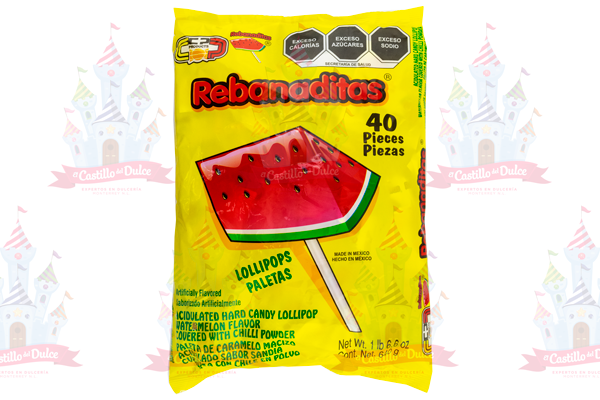 REBANADA CON CHILE 24/40 CANDY POP - EL CASTILLO DEL DULCE