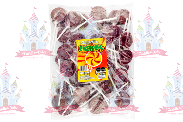 RAQUETITA CHAMOY 20/40 PZA NOKIS - EL CASTILLO DEL DULCE