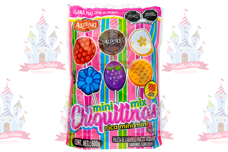 PALETA MINI MINI MIX CHIQUITINAS AZUCAR 20/100 - EL CASTILLO DEL DULCE