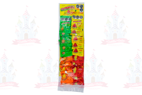 PALETA TAMBORETA EXHIBIDOR 24/20 PZA - EL CASTILLO DEL DULCE