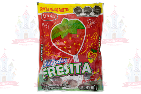 PALETA MINI BABY FRESITA 28/50 PZA ALTEÑO - EL CASTILLO DEL DULCE