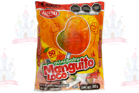 PALETA MINI BABY MANGUITO LOCO 28/50 PZA ALTEÑO - EL CASTILLO DEL DULCE