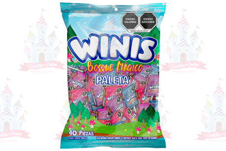 PALETA BOSQUE MAGICO 24/40 PZA WINIS - EL CASTILLO DEL DULCE