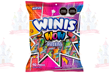 PALETA WOW 24/40 PZ WINIS - EL CASTILLO DEL DULCE
